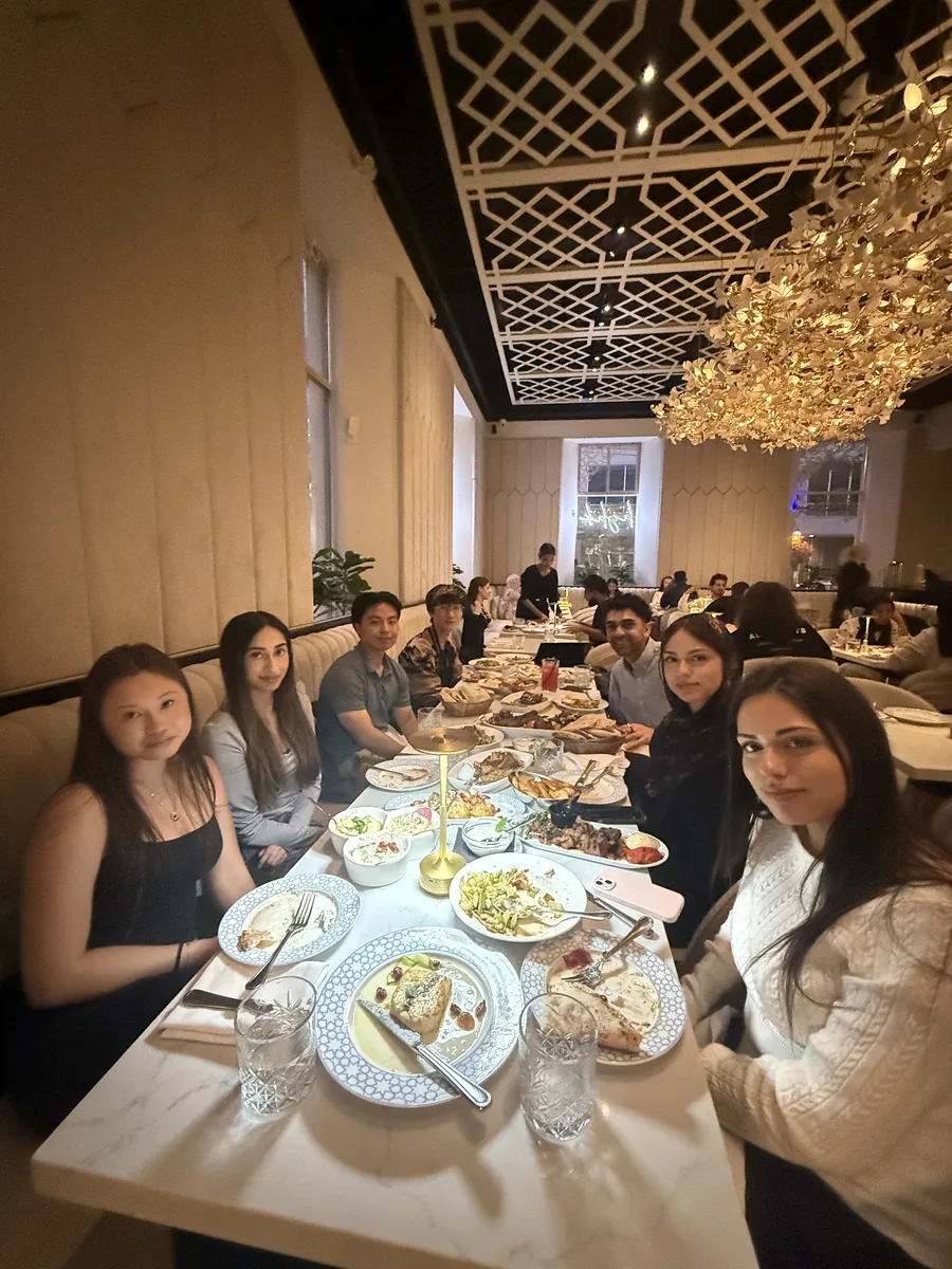 The Skrypt Health team at dinner